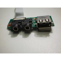 Placa de Audio USB Som Notebook Microboard NB123X