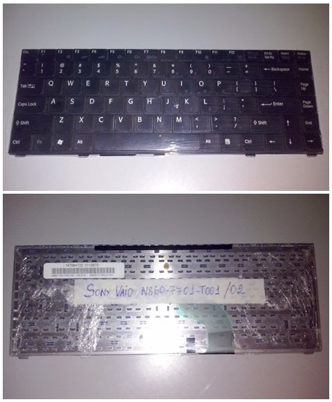 Teclado notebook sony vaio N860 7701