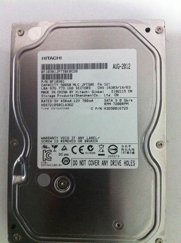 Hard Disk Hitachi 500GB